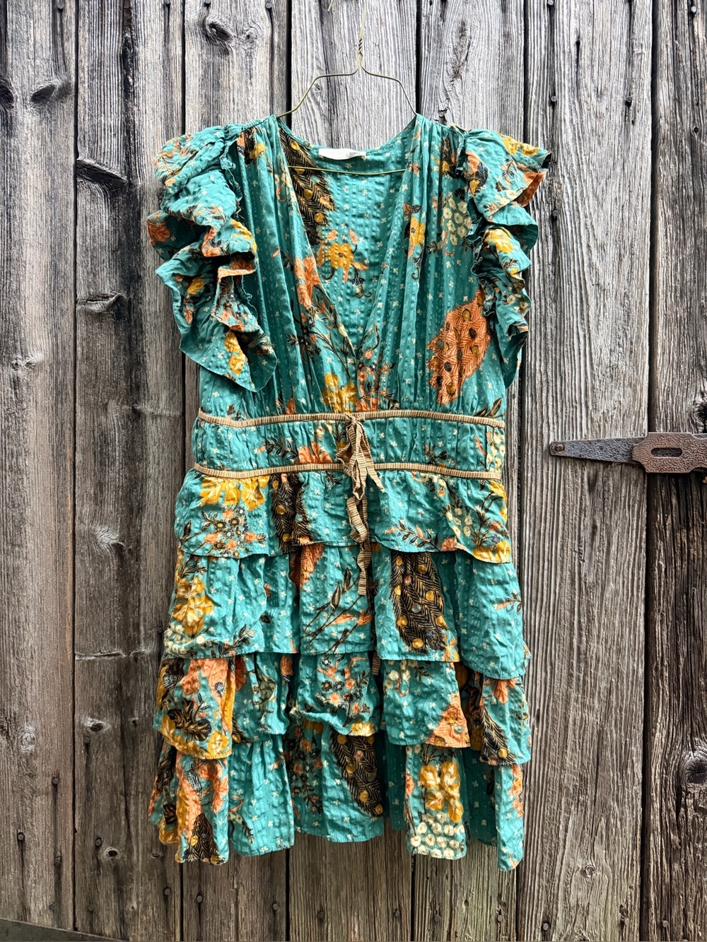 Ulla Johnson Marni Mini Dress in Hummingbird, Size 8